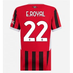 Dámské fotbalový oblečení AC Milan Emerson Royal #22 Domácí košile 2024-25 Krátkým Rukávem